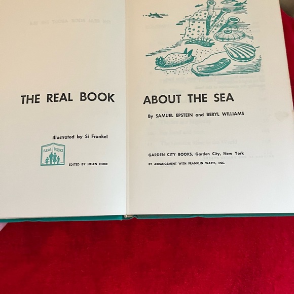 1954 The Real Book About The Sea Hardcover - Picture 2 of 9